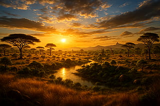 Panorama of Central Africa'