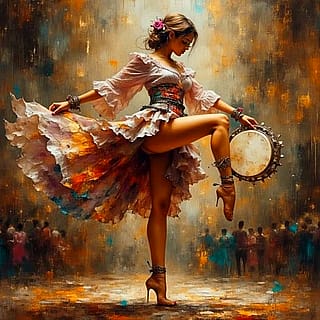 Gypsy soul, flamenco heart, untamed fire.'