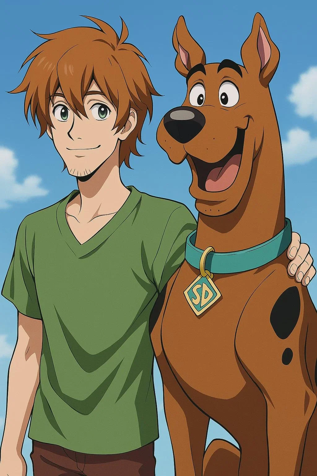 Shaggy and Scooby. Anime version. picture 1 of 1