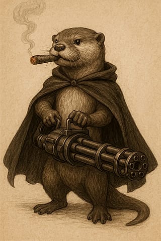 Don't mess with this otter'