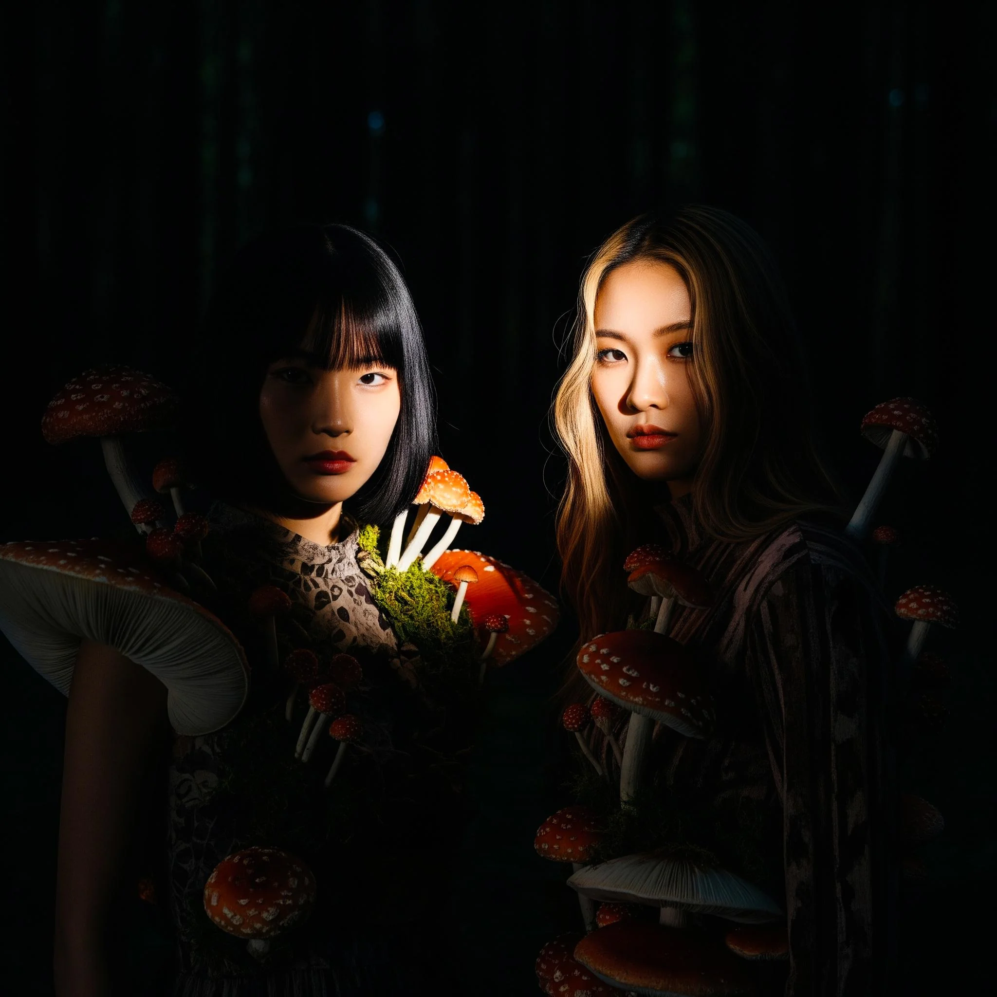 cover for the upcoming album of my AI kpop duo picture 1 of 1