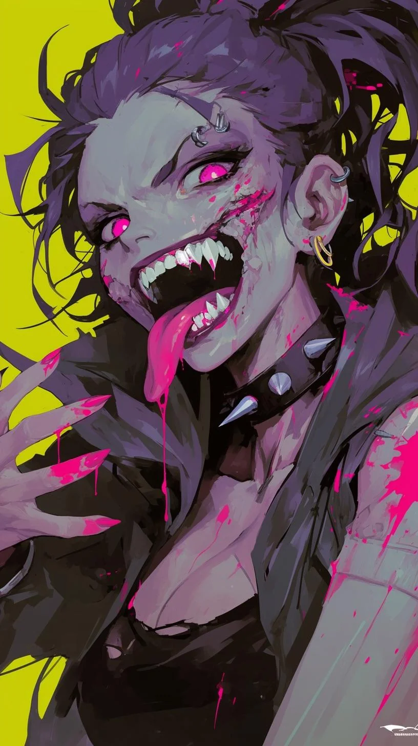 Punk rock bride of Frankenstein picture 3 of 6