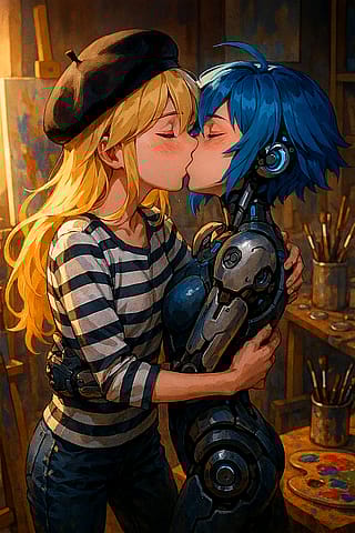 Make art not war'