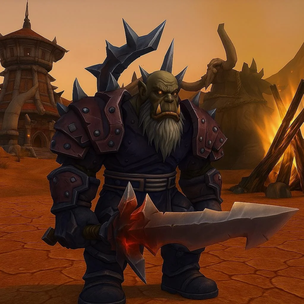 Warcraft and an Orc Warrior of The Horde picture 3 of 10