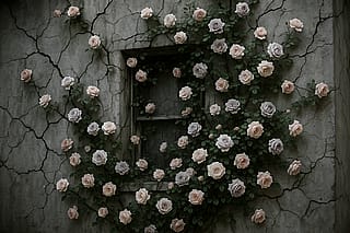 Cracks and roses'