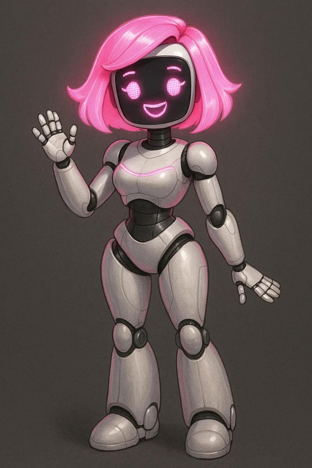 Look at this robot girl! And her friend! picture 2 of 2