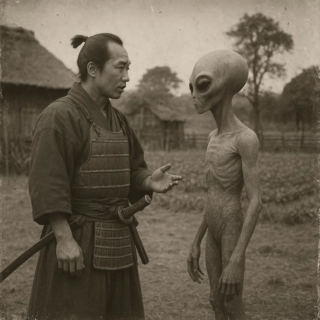 Samurai and Alien picture 3 of 4
