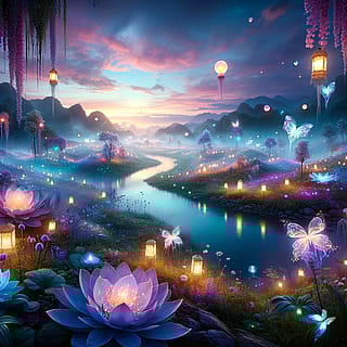 A magical, dreamlike landscape'