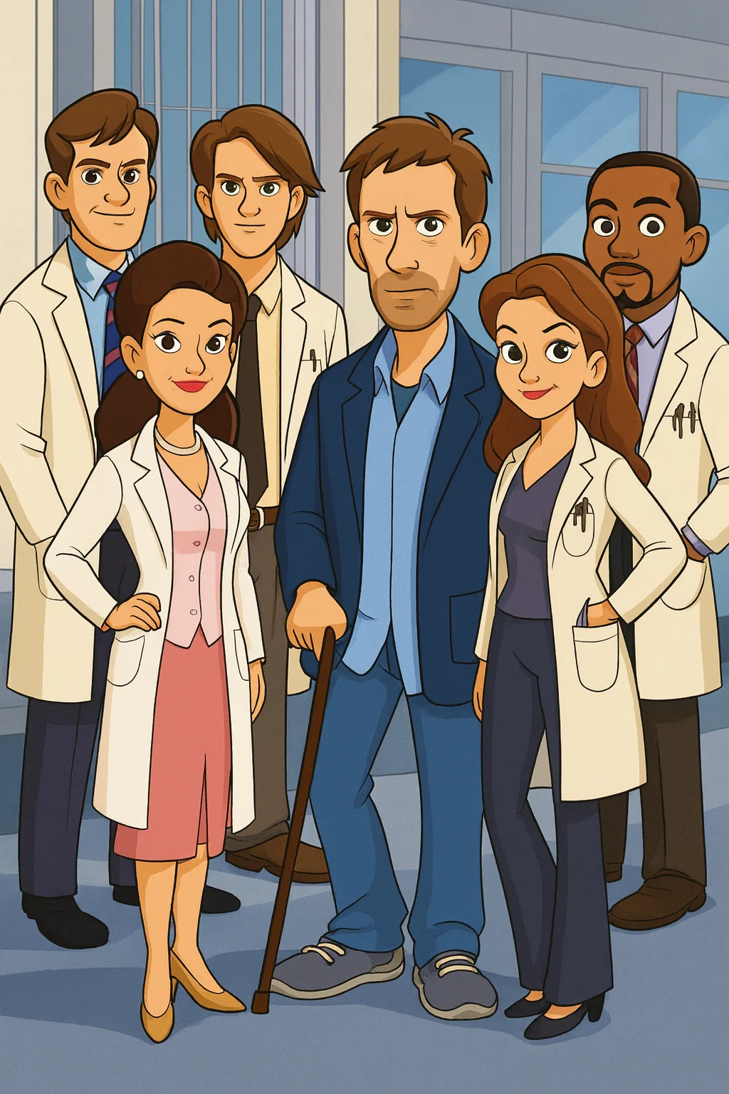 Dr house in the cartoon world picture 1 of 1
