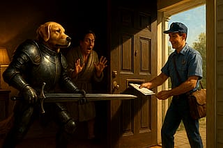 The Door is guarded by the Labradoor'