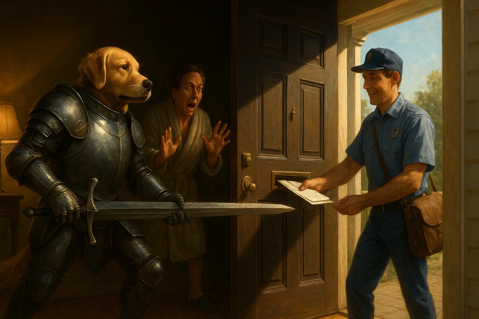 The Door is guarded by the Labradoor picture 1 of 1