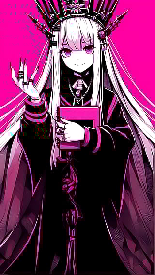 Black and Pink Queen'