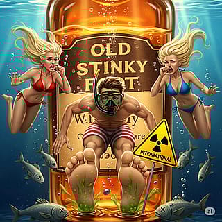 There is a new flavour in town, old stinky feet'