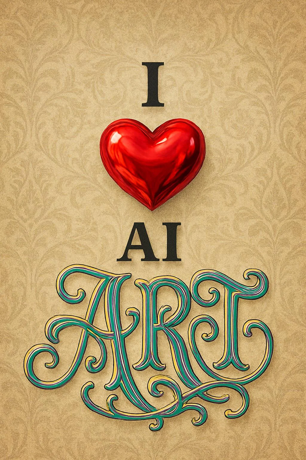 I ❤️ AI ART picture 1 of 1