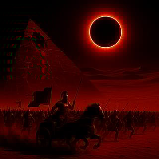 Kind of obsessed with that "eclipse in the desert" aesthetic'