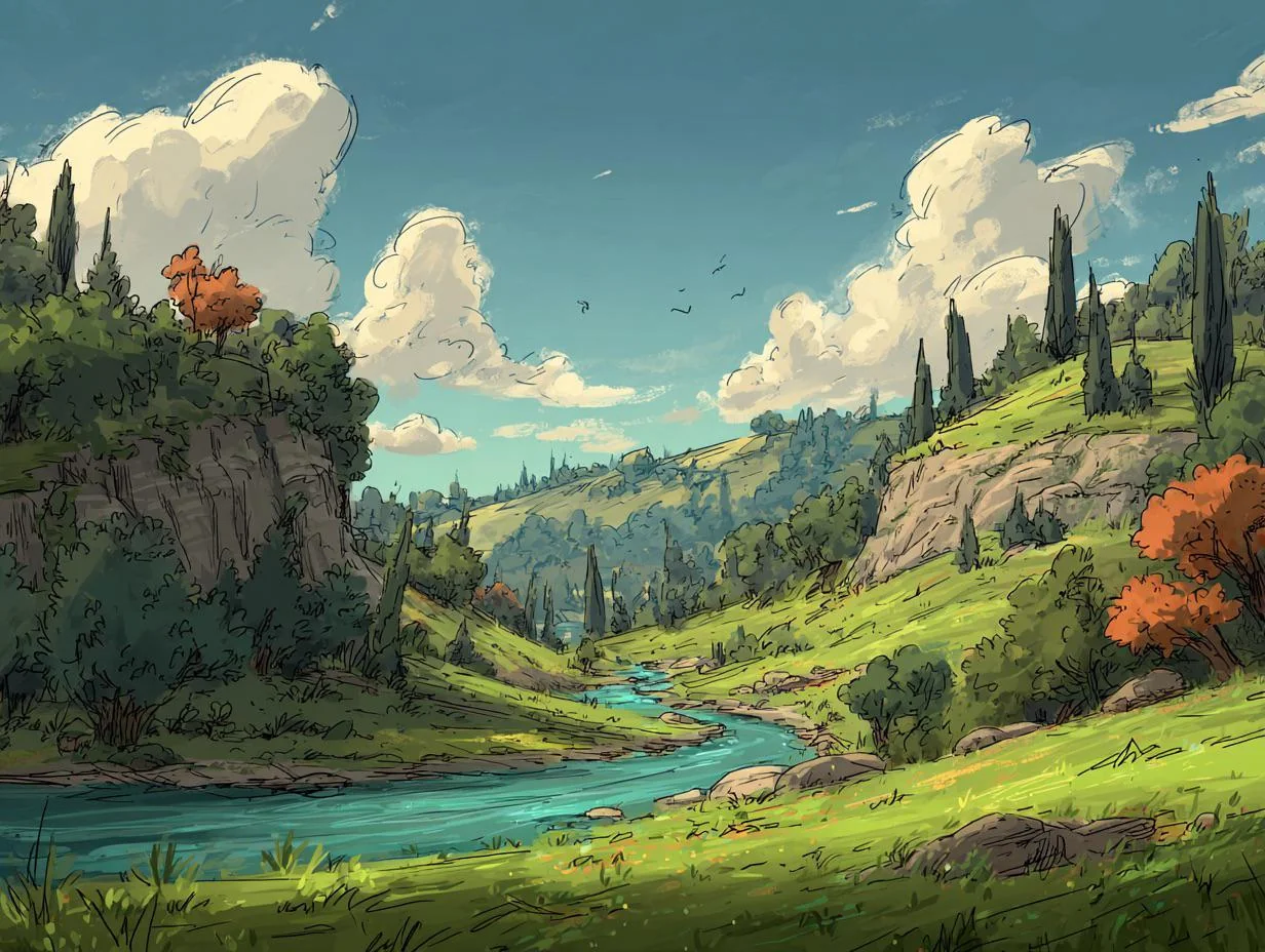 A serene landscape. picture 1 of 1