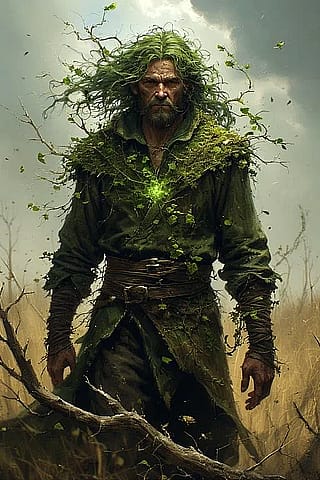 Nature warrior. AI engine: perchance.ai'