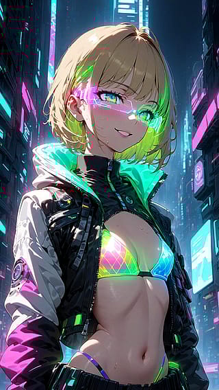 Cyberpunk style'