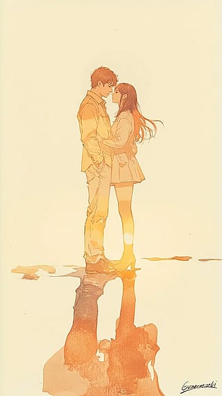 Facing Hearts, Reflected Feelings / Phone Wallpaper Archives'