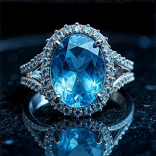The Mage-Rings, imbued with the power of the seven elements (light, earth, fire, water, storm, frost, and shadow) [All made with Juggernaut Flux Pro on NightCafe]'
