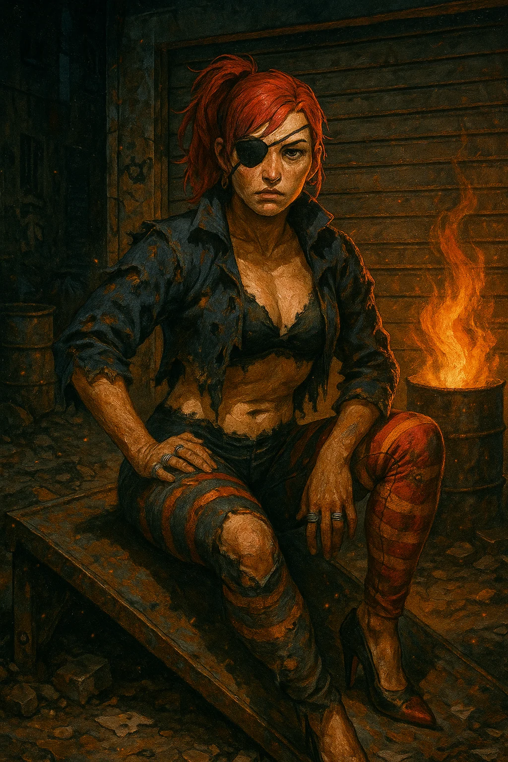 The Flame-Haired Pirate Lady of Broken Sjælland picture 1 of 1