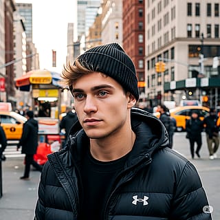 An attractive and cute young man from New York City 😘'