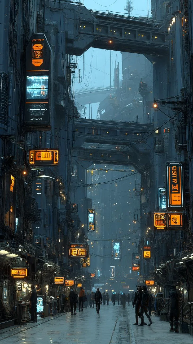 Dystopian Cyberpunk Architecture picture 1 of 9