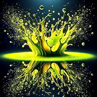 A splash of color'