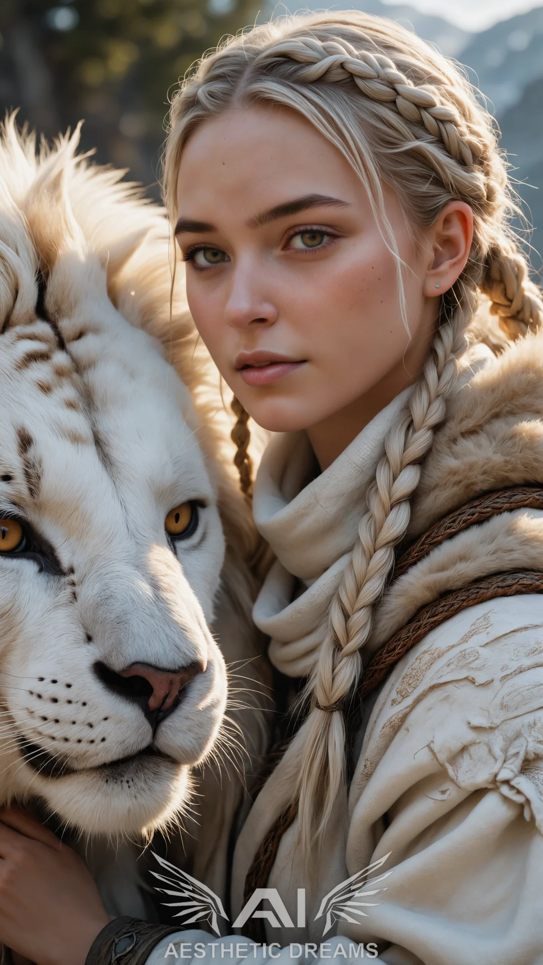 A silent promise between a queen and her king. 🦁👸 picture 1 of 1
