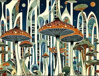 mushroom city'