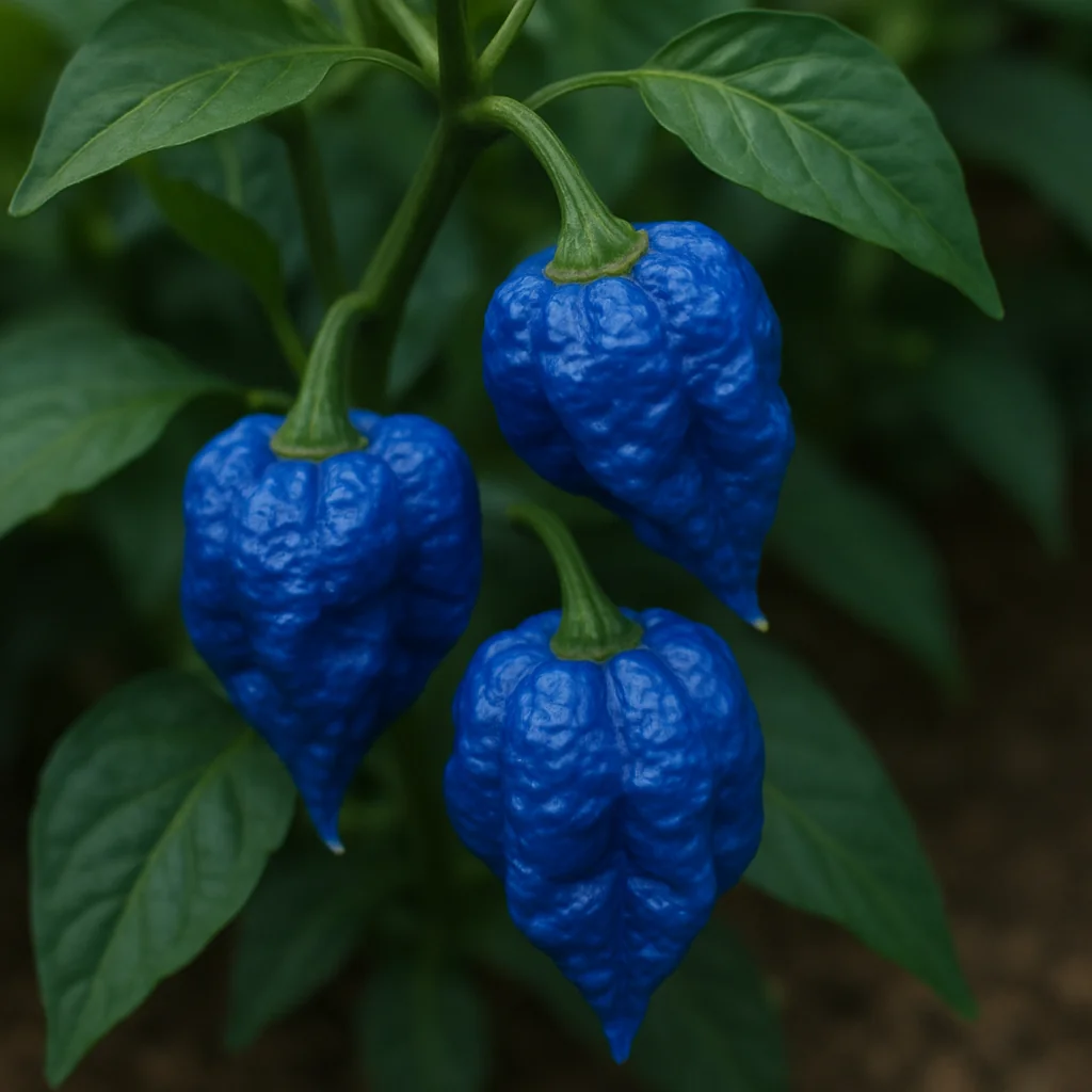 Blue Carolina Reapers, and Tomatoes. picture 1 of 2
