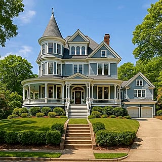 Which of these two Victorian houses looks the best in your opinion?'