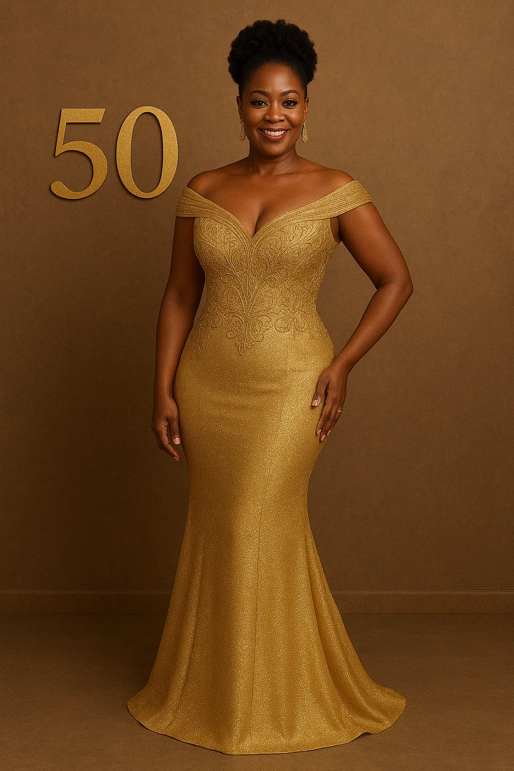 50th birthday celebration gown. picture 1 of 1