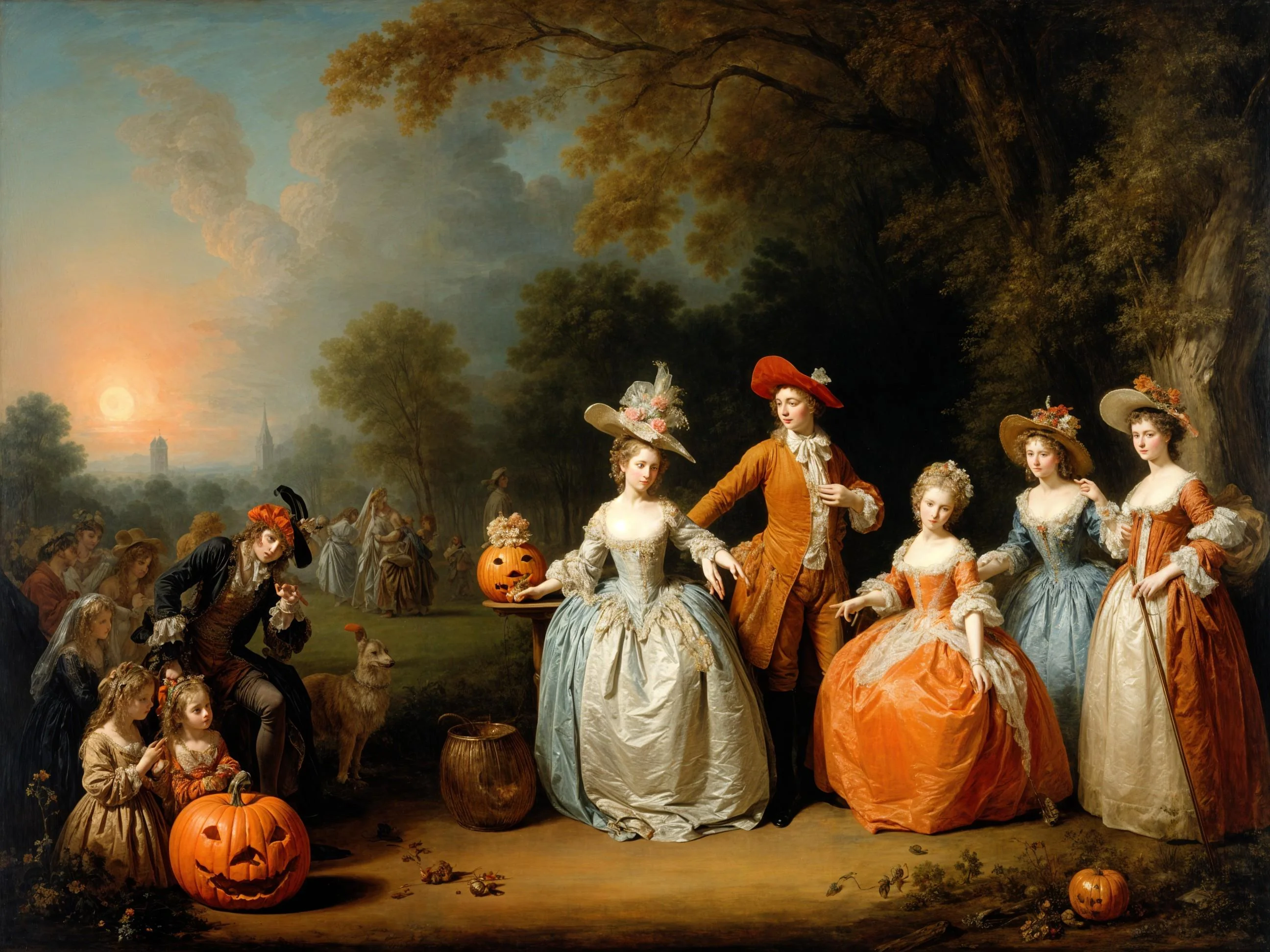 French Rococo Halloween picture 1 of 1
