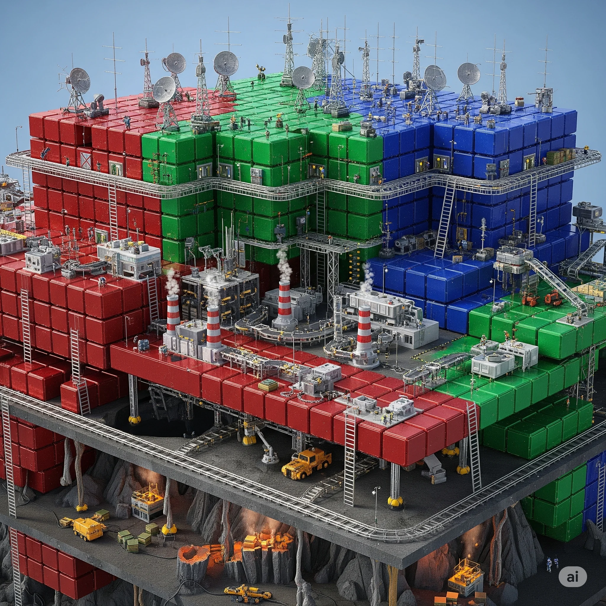 A realistic AI only civilization picture 1 of 1
