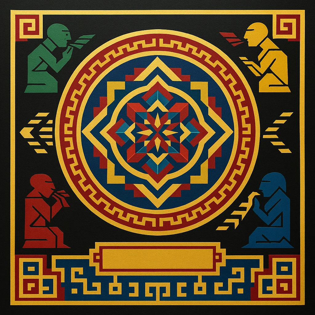 Vector Mandala of the Four Winds picture 1 of 1