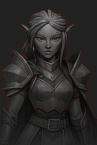 Knight,Huntress,Mage #Stylized'