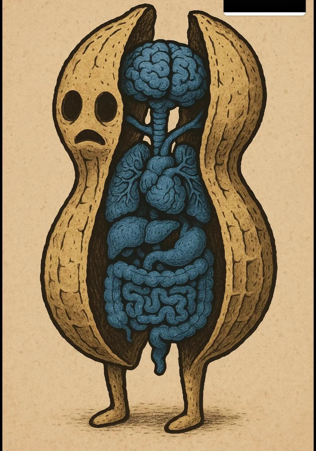 Blue peanut picture 1 of 1