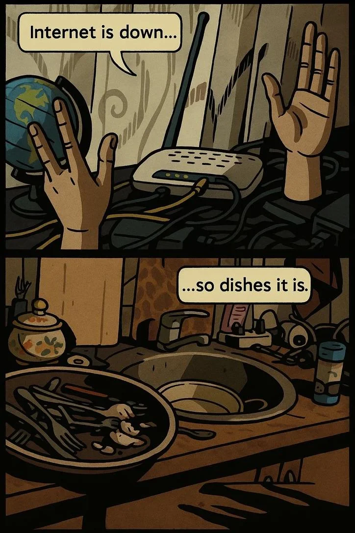 Turning A onboarding lecture into a comic, some selected panels picture 2 of 14