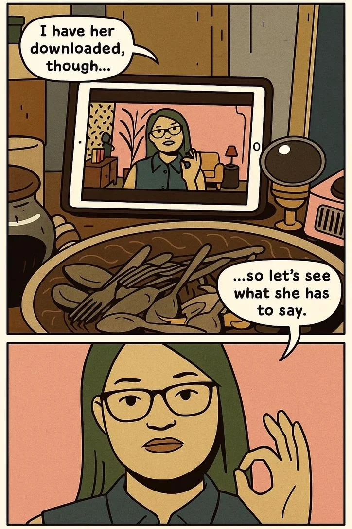 Turning A onboarding lecture into a comic, some selected panels picture 11 of 14