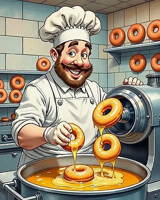 Time to make the donuts.'