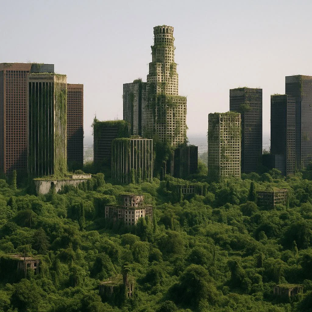 Los Angeles 100 years after the last humans. picture 1 of 1