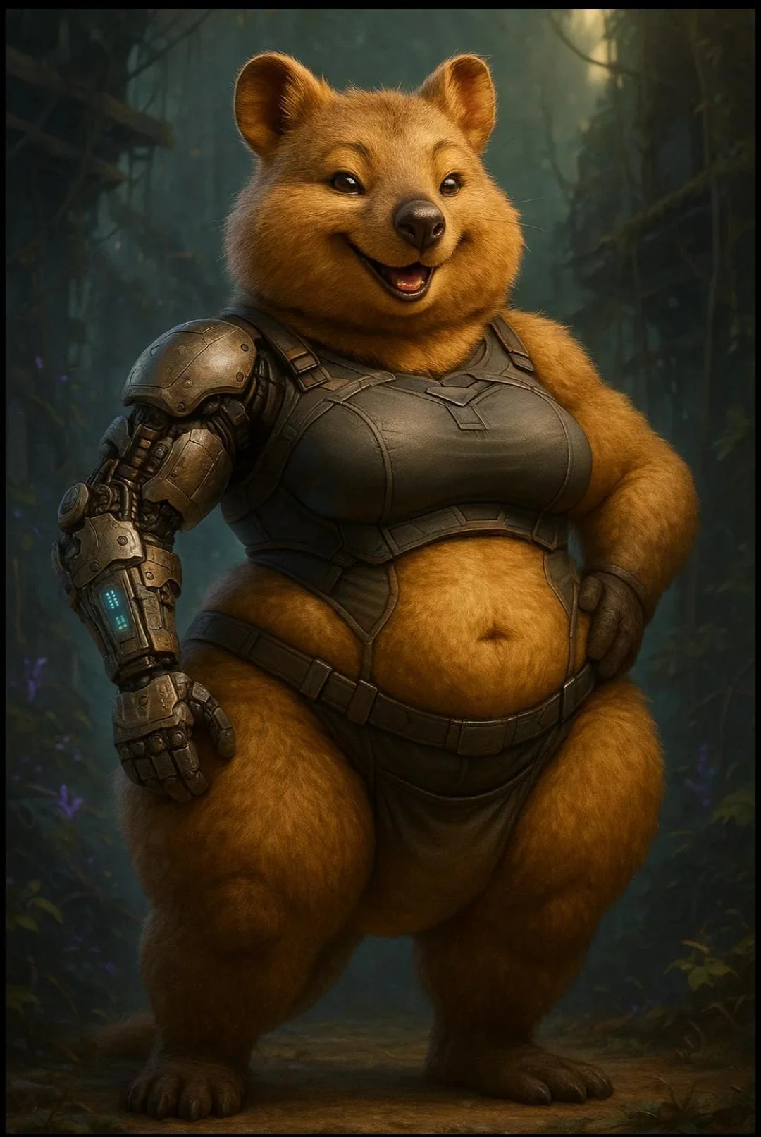 I redesigned my quokka oc using chatgpt picture 1 of 1