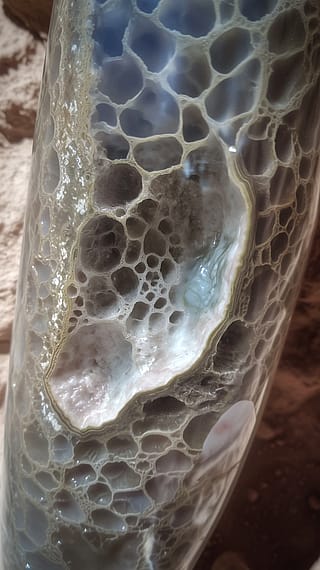 Testing a mood board I made with 100+ pictures I took of rocks'