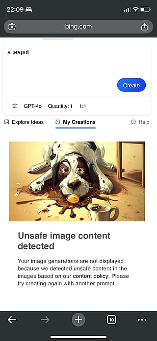 What is going on with Bing Image Creator?'