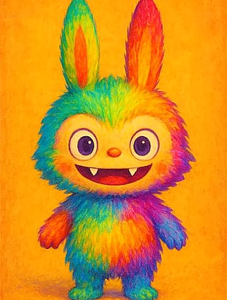 Colorful Labubu'