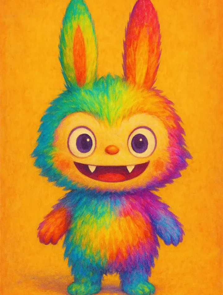 Colorful Labubu picture 1 of 1