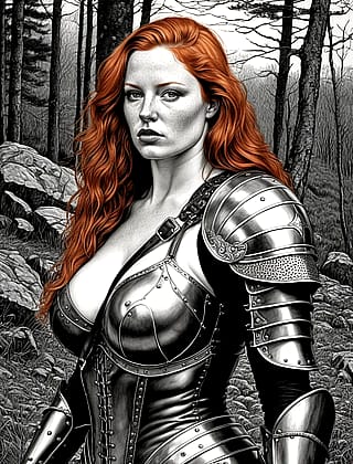 A flame in the woods'