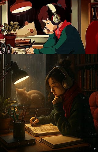 Realistic Lofi Girl v4'