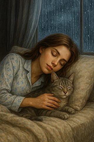 Sleeping peacefully'